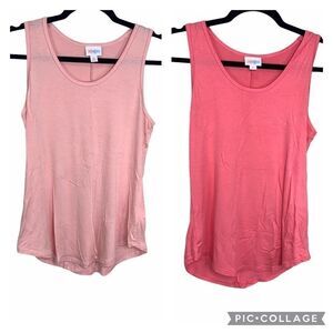 SALE💕 LuLaRoe lot of two tanks pinks XS B1